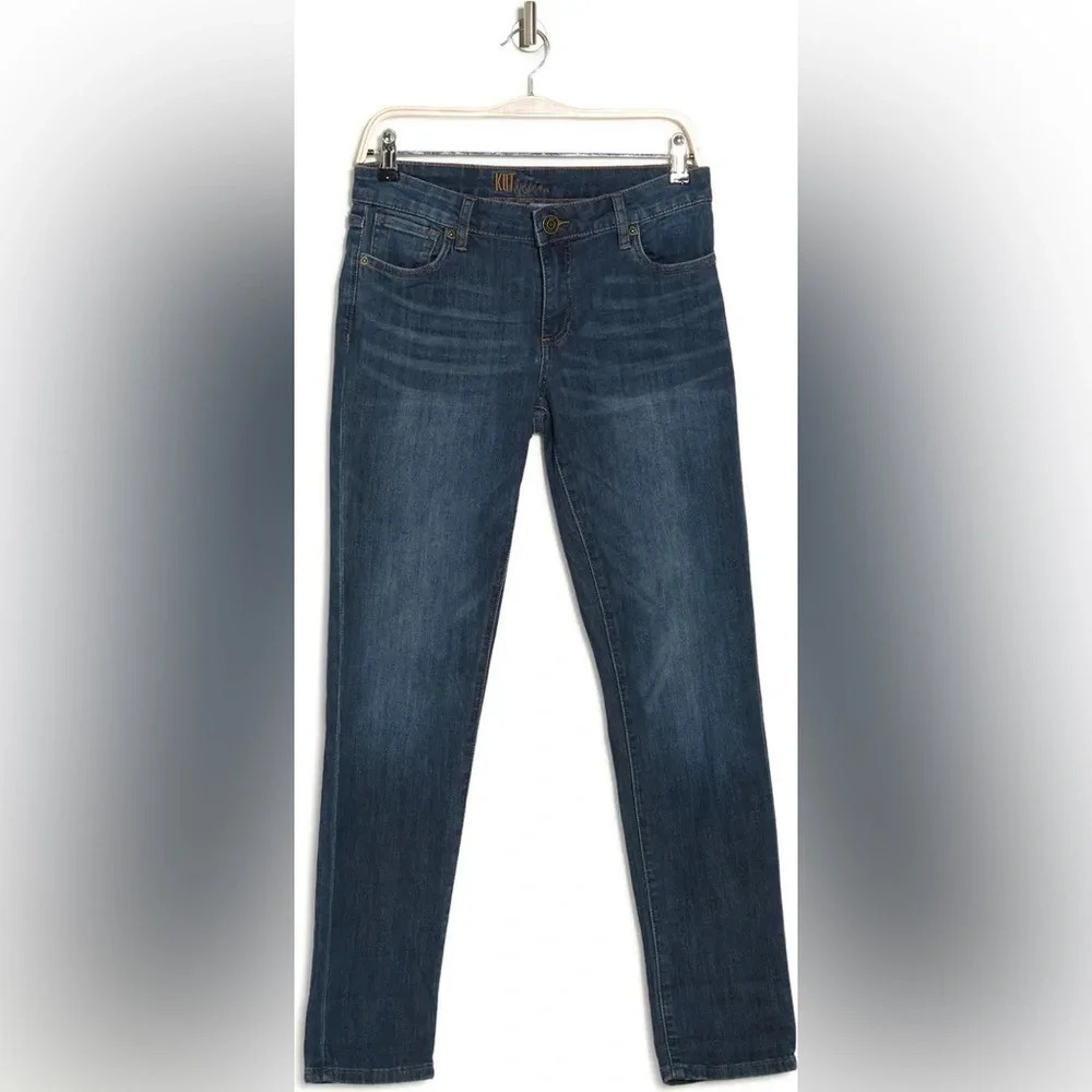 KUT FROM THE KLOTH‎ Boyfriend Straight Jeans in Wildflower with Medium Blue Wash - Picture 4 of 10